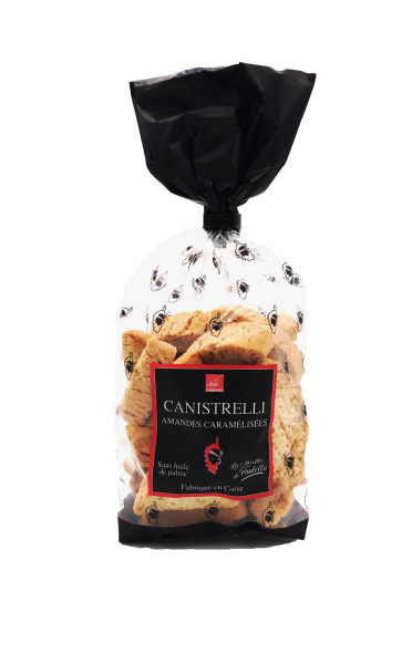 Canistrelli mit karamellisierte Mandeln