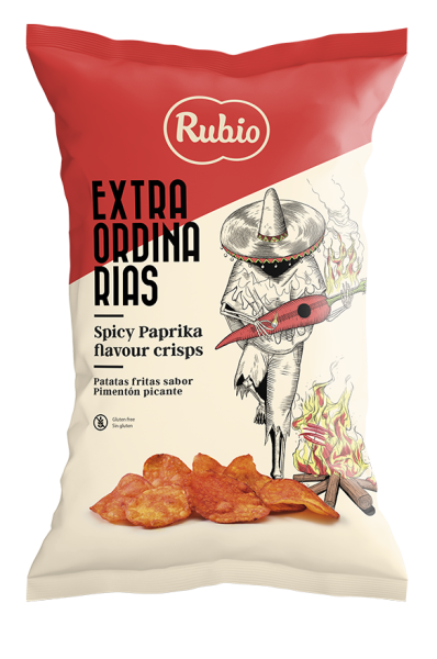Chips mit Paprika Aroma