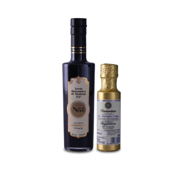 Probierset Taggiasca Olivenöl & Aceto Balsamico