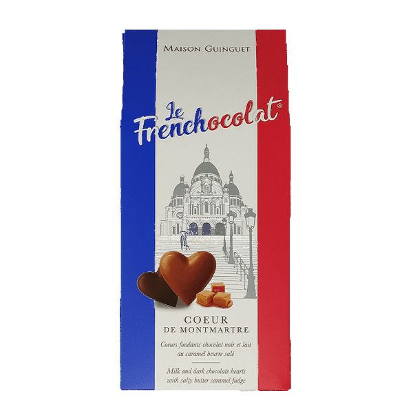 Zartbitter- und Milchschokolade "Herzen von Paris"